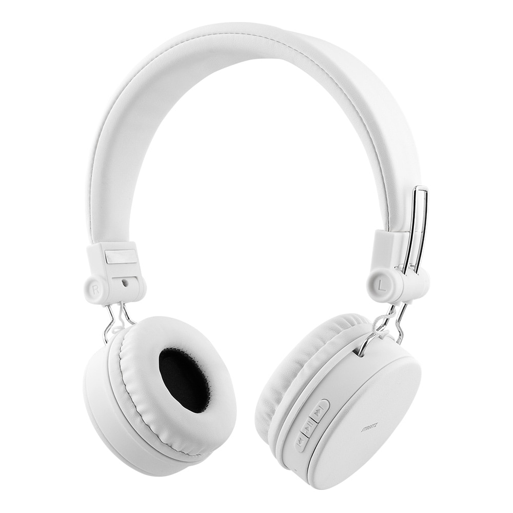 STREETZ Foldbart On-Ear Bluetooth Headset Hvit