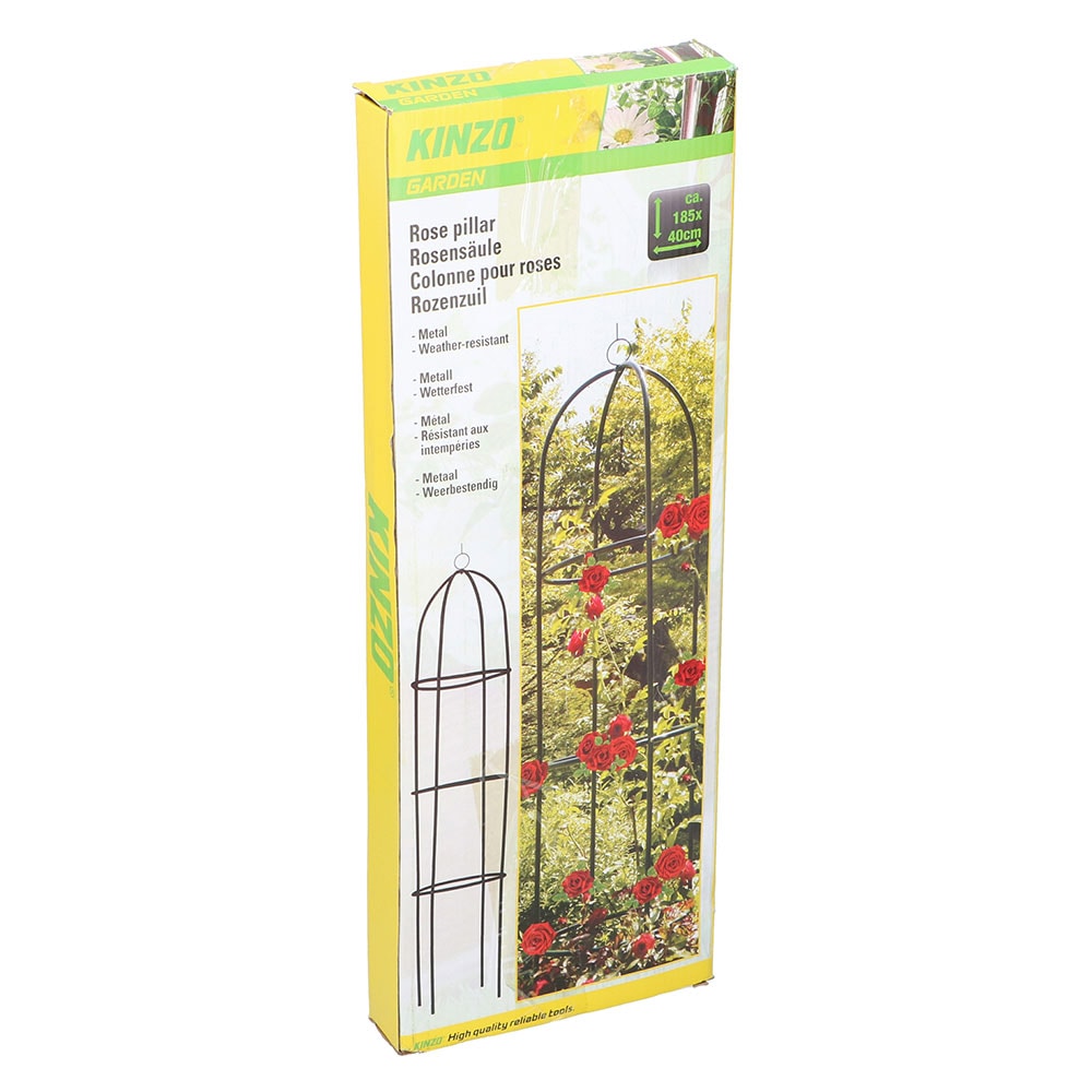 Plantestøtte obelisk - 185 cm høyt espalier / Rosensøyle