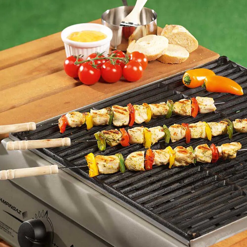 Grillspyd 38cm med trehåndtak