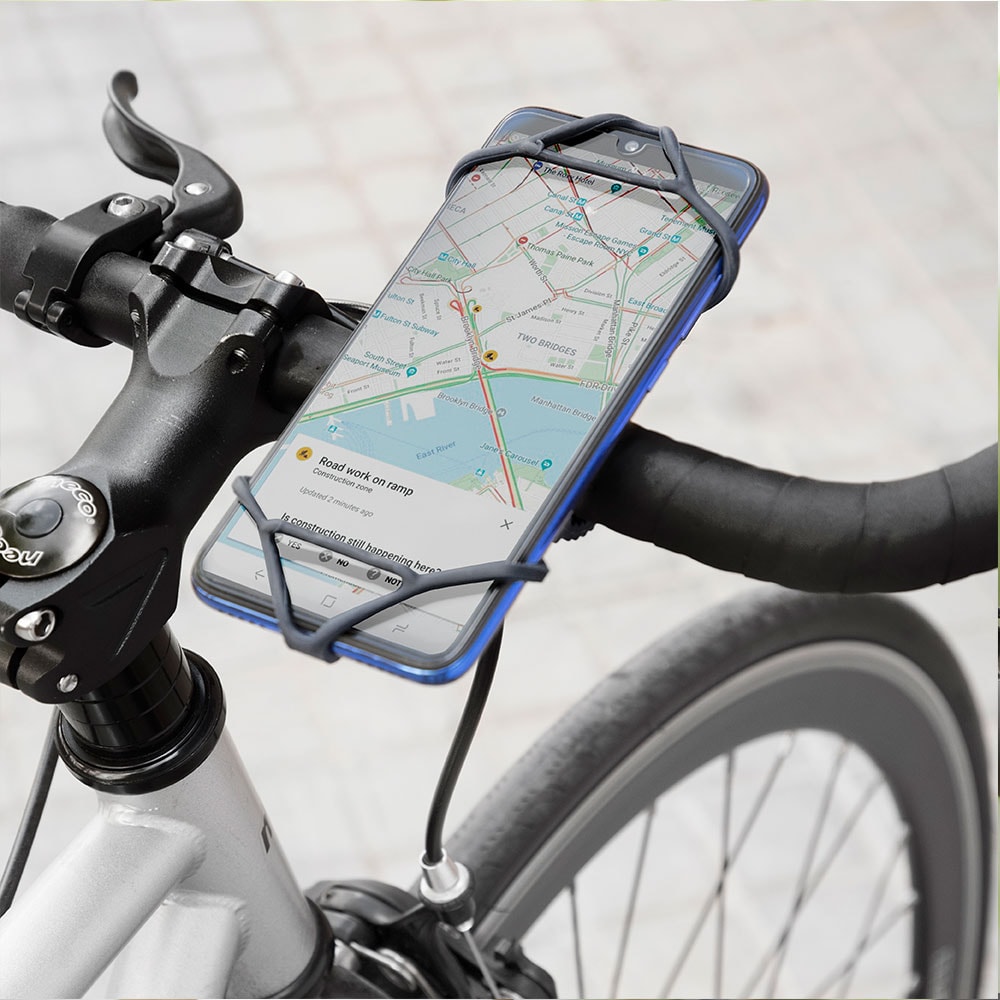 Stabil mobilholder til sykkel
