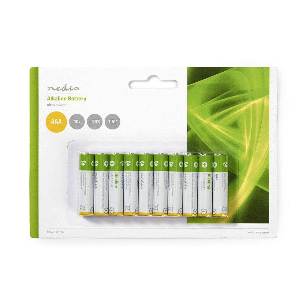 Alkaline-Batterier AAA 10-pk