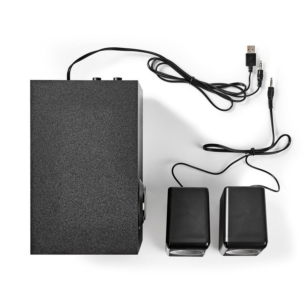 PC-høyttalere 2.1 / datahøyttalere med subwoofer / USB-høyttalere / høyttalersystem 33 W