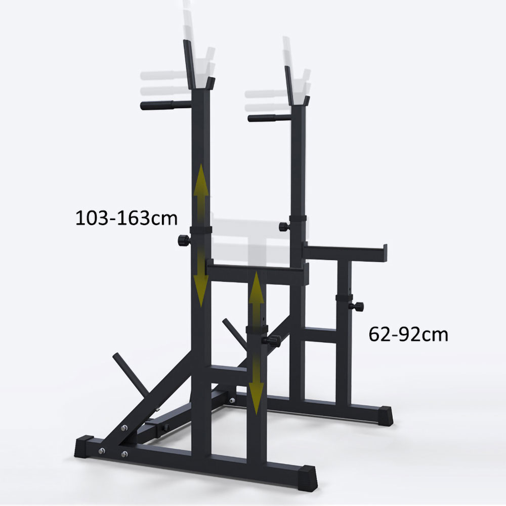 Vektstangstativ / Squat stativ / Knebøystativ til hjemmegym