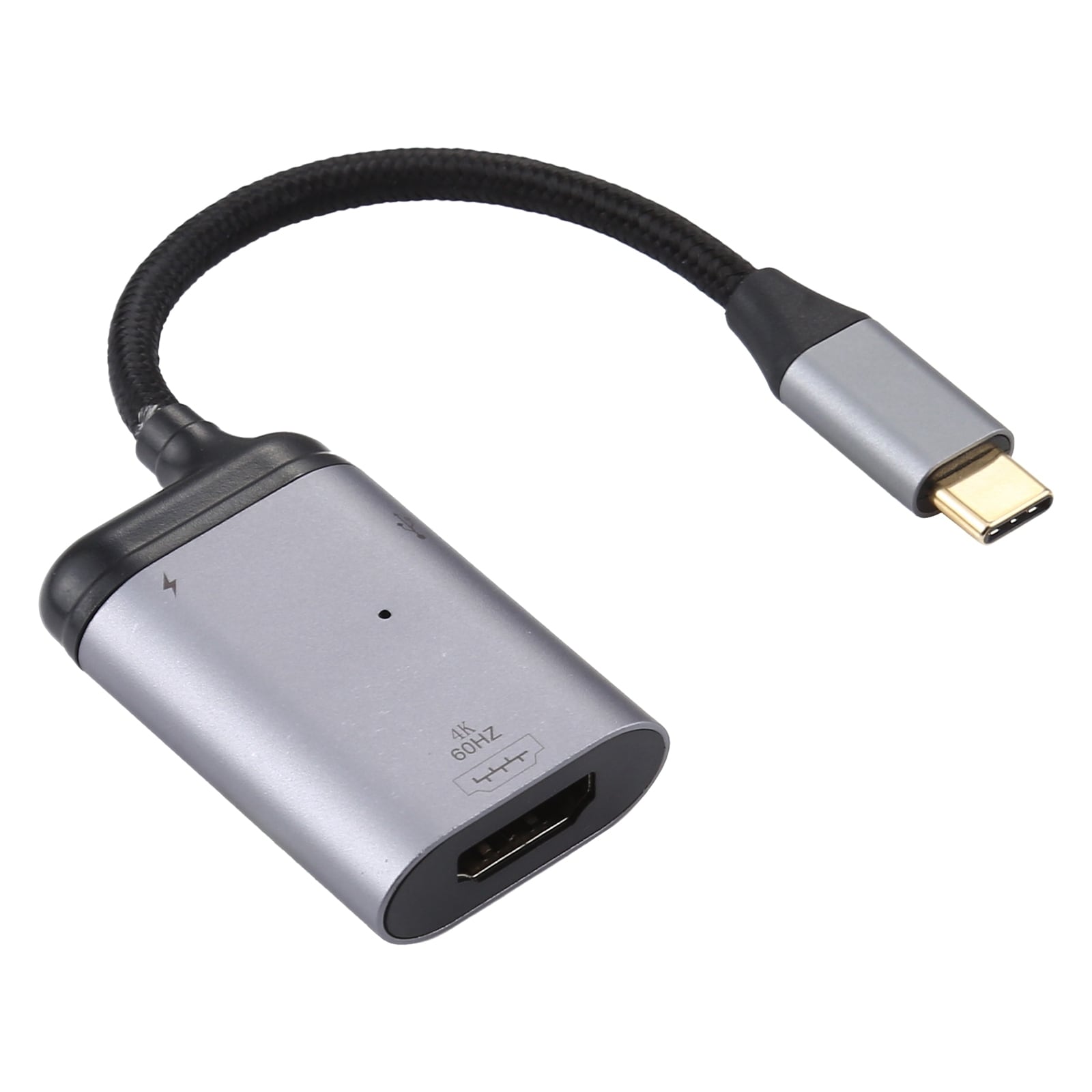 4K 60Hz USB-C til HDMI + PD Data Sync Adapterkabel