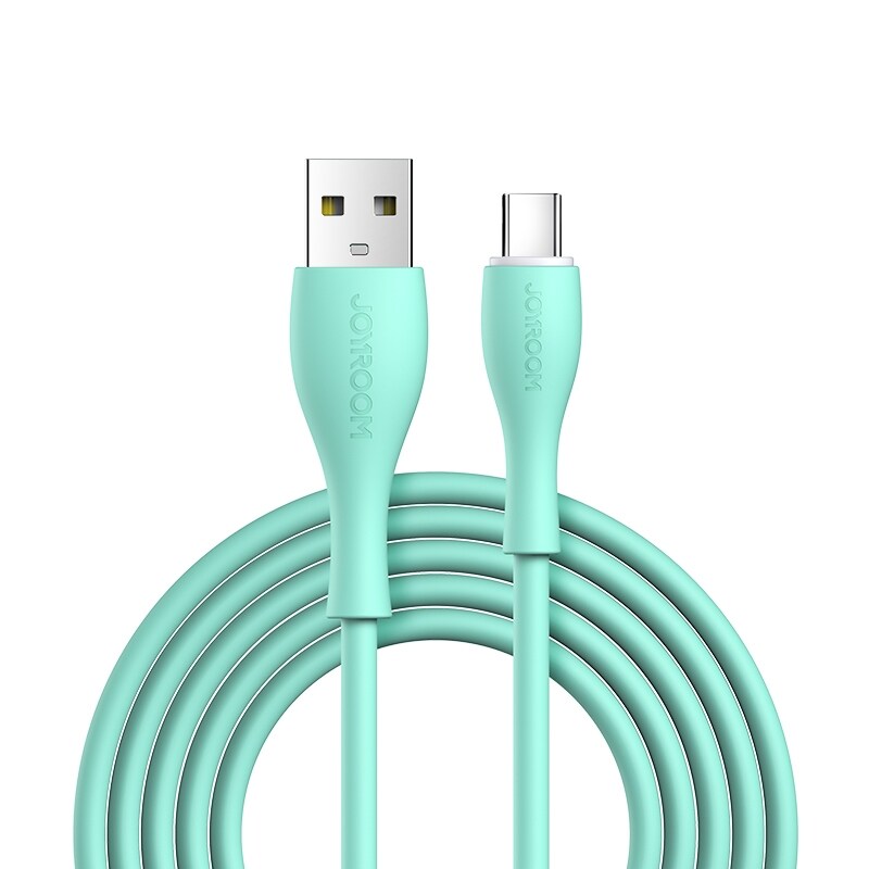 3A USB til USB-C - 2m, grønn