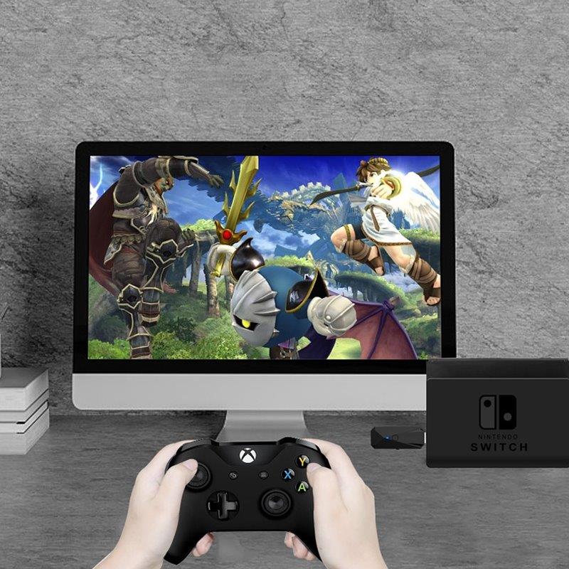 Bluetooth-adapter til PS4 / Switch / PC / PS3 for håndkontroll