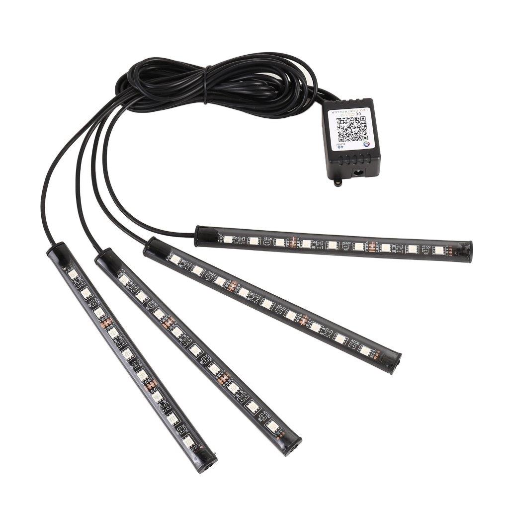 4stk LED-striper til bilinnredning
