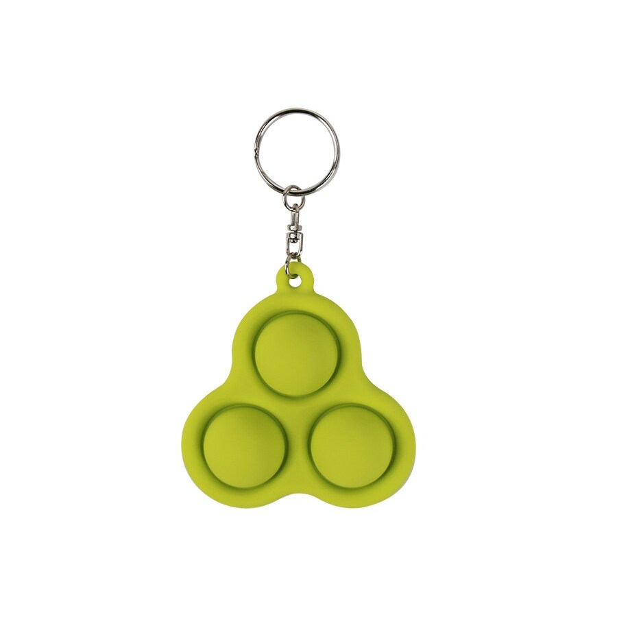 Simple Dimple Nøkkelring - Grønn med 3 Dimples