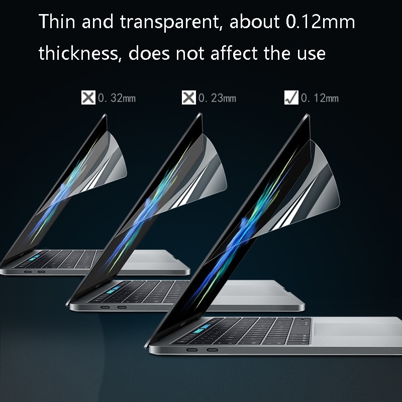 0.12mm 4H skjermbeskyttelse til MacBook Air 13.3 inch A1466 / A1369
