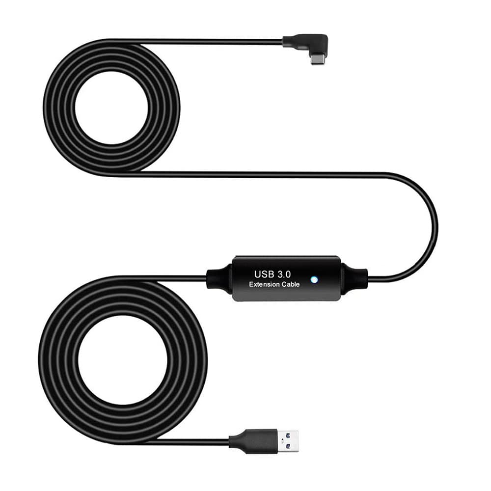 USB 3.0 - USB Type-C Kabel til Oculus Quest 1/2   Med signalforsterkning 5M