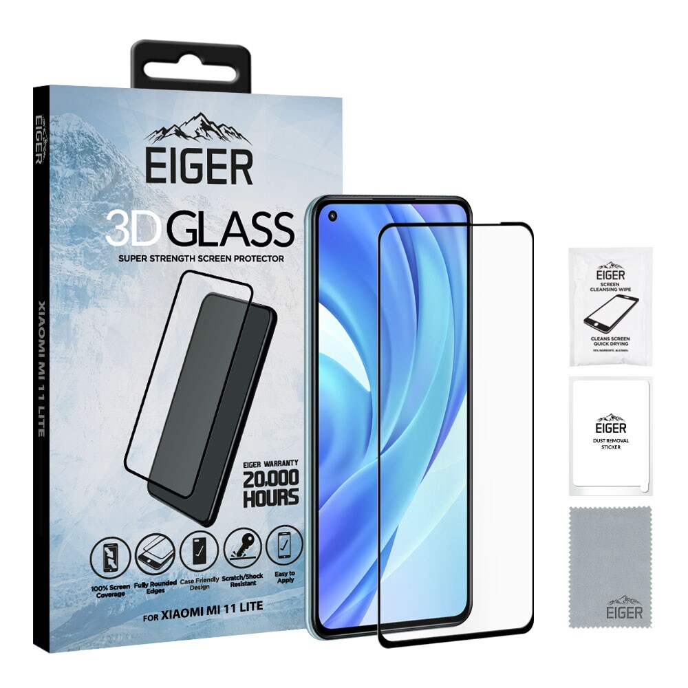 Eiger Glas Skärmskydd Xiaomi Mi 11 Lite