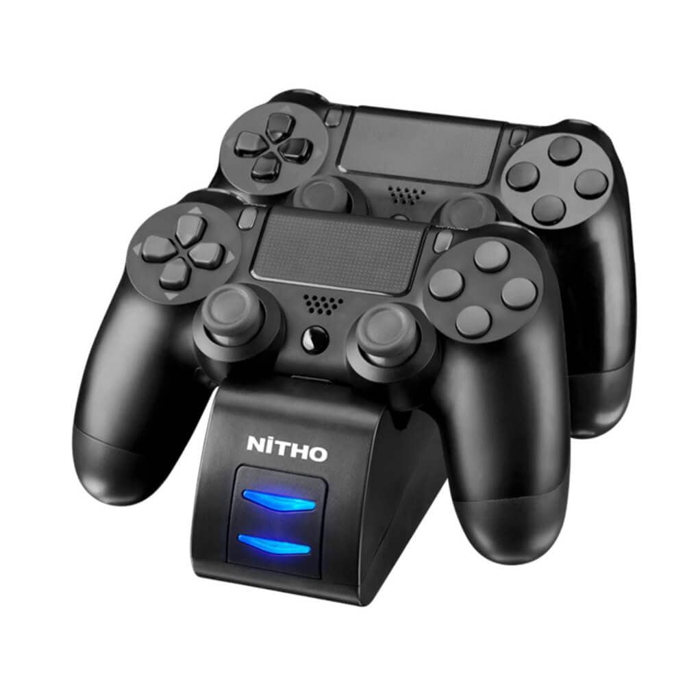 NITHO Dual Lader for PS4 Håndkontroll