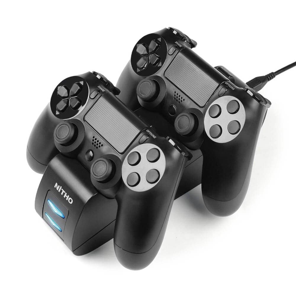 NITHO Dual Lader for PS4 Håndkontroll