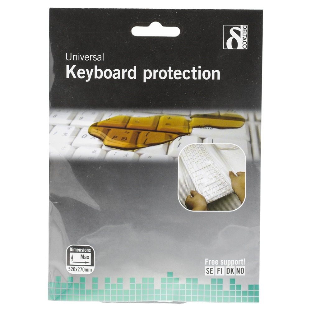 Deltaco Støv- og sølbeskyttelse for tastaturer