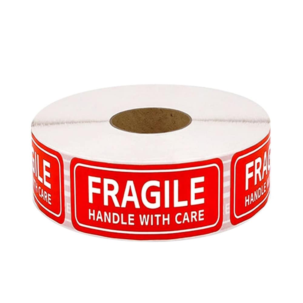 FRAGILE - Advarselettiketter 500stk