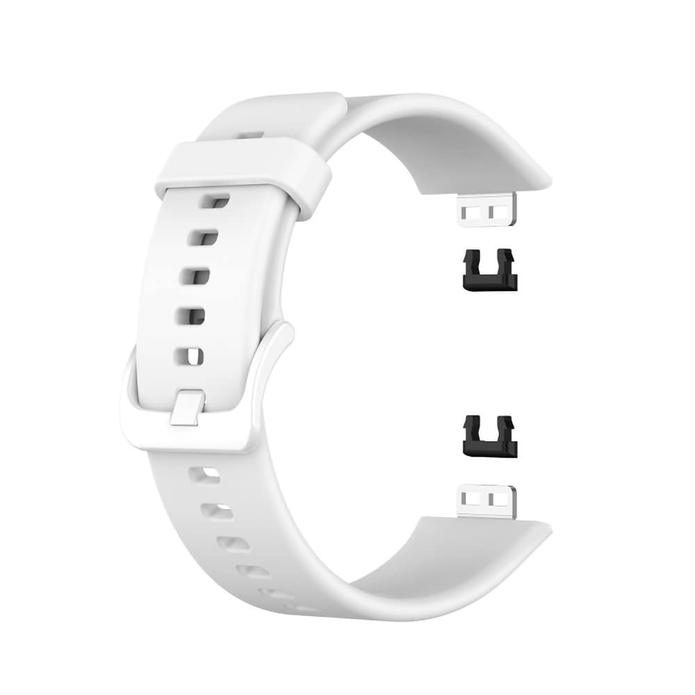 Silikonarmbånd til Huawei Watch Fit - Hvit