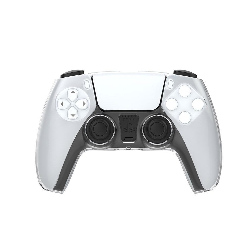 Deksel til PS5 Håndkontroll- Klar/Hvit