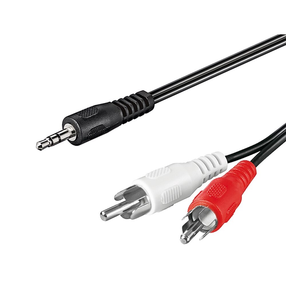 Goobay Lydadapterkabel 3,5mm til 2xRCA - 3M