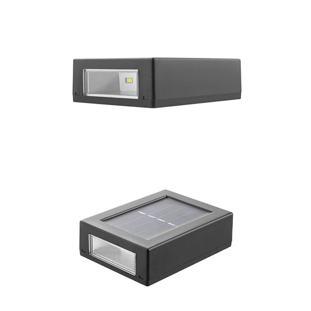 Utebelysning med solceller 2-pakning