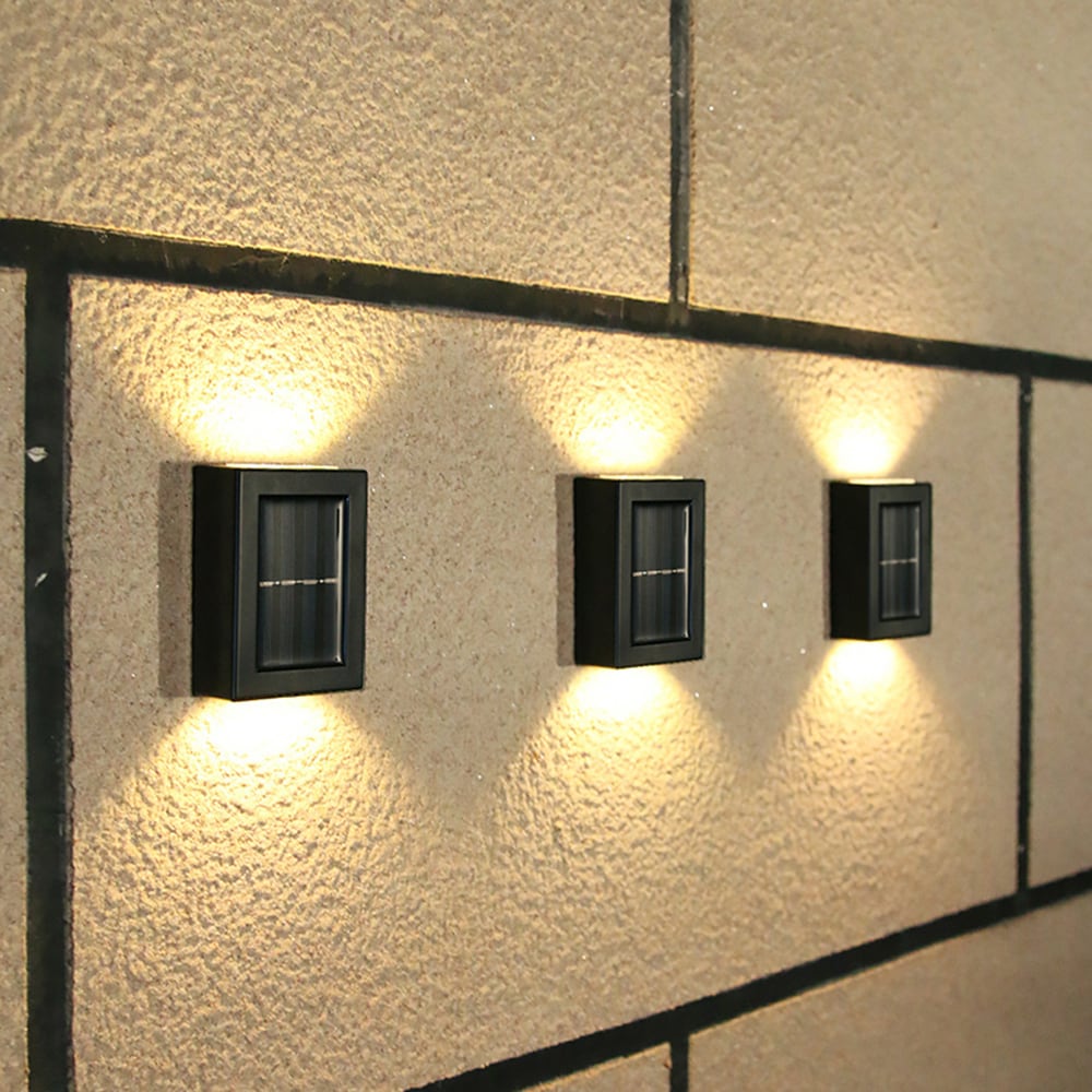 Utebelysning med solceller 2-pakning