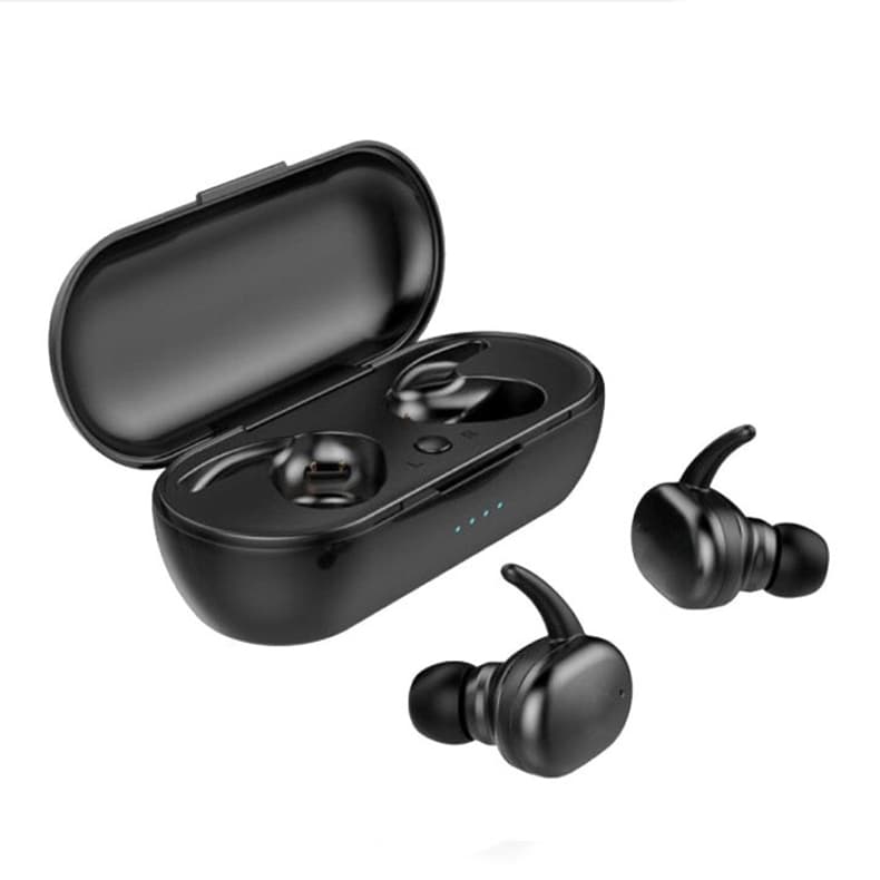 Trådløst Bluetooth-headset In-Ear med ladedeksel