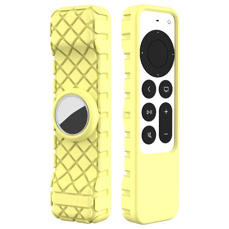 Silikondeksel for Fjernkontroll til Apple TV 4K - Yellow