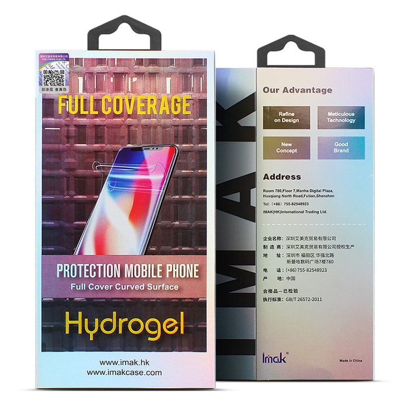 Skjermbeskyttelse med hydrogel til Samsung Galaxy A82 5G / Quantum 2 - 2-pakning