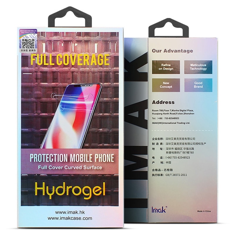 Skjermbeskyttelse med hydrogel til Samsung Galaxy A72 5G / 4G - 2-pakning