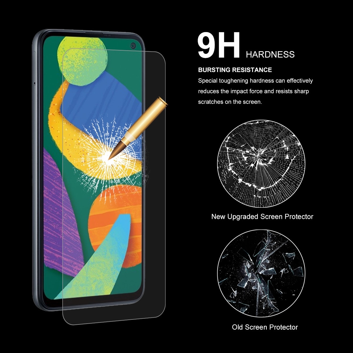 Skjermbeskyttelse i herdet glass Samsung Galaxy F52 5G / G62 / M62