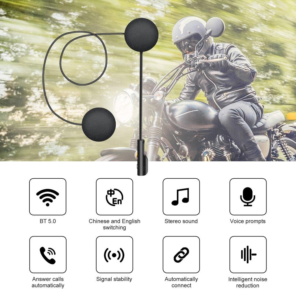 Bluetooth-headset med Siri-støtte for motorsykkelhjelm