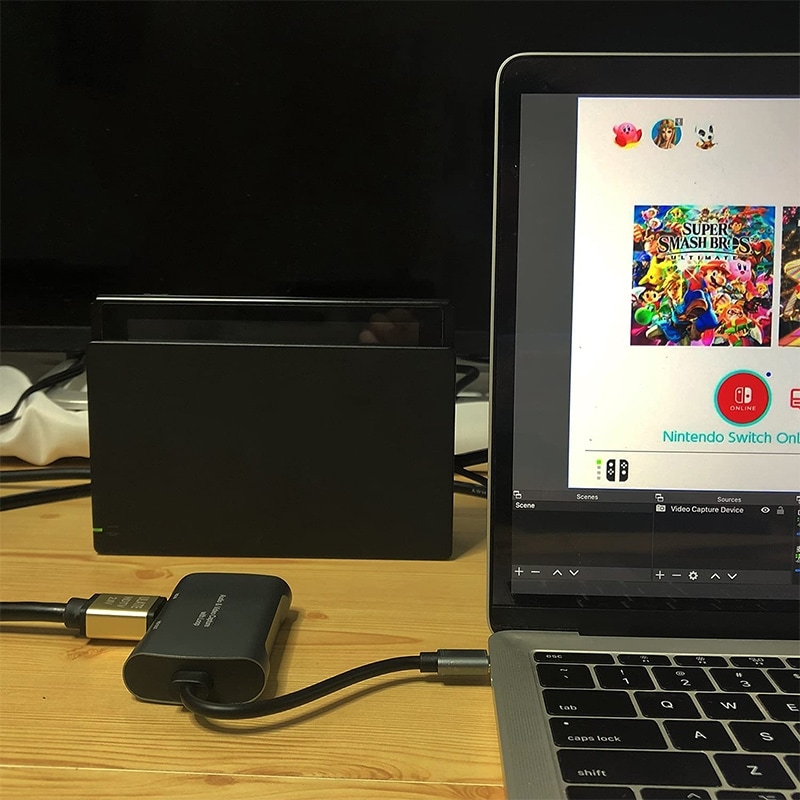 Videoinnspillingskort USB-C til HDMI