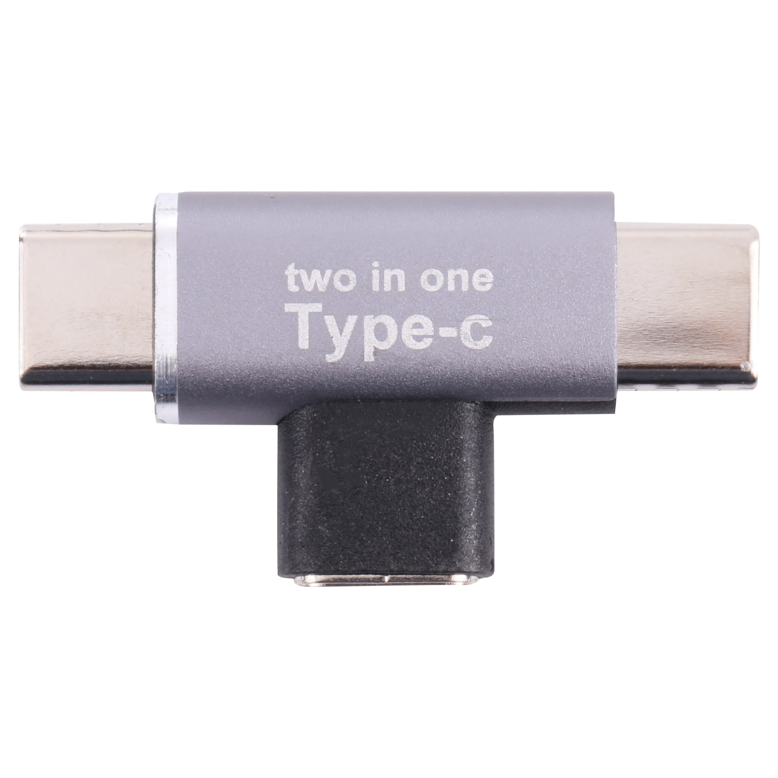 Adapter USB-C-hun til USB-C-han + USB-C-han