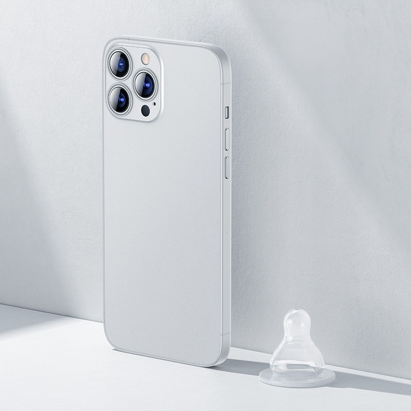 Ultratynt og støtsikkert mobildeksel til iPhone 13 mini - Hvit