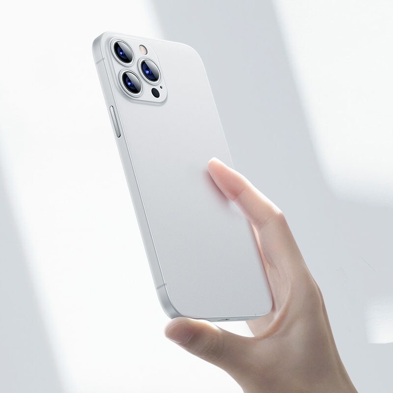 Ultratynt og støtsikkert mobildeksel til iPhone 13 mini - Hvit