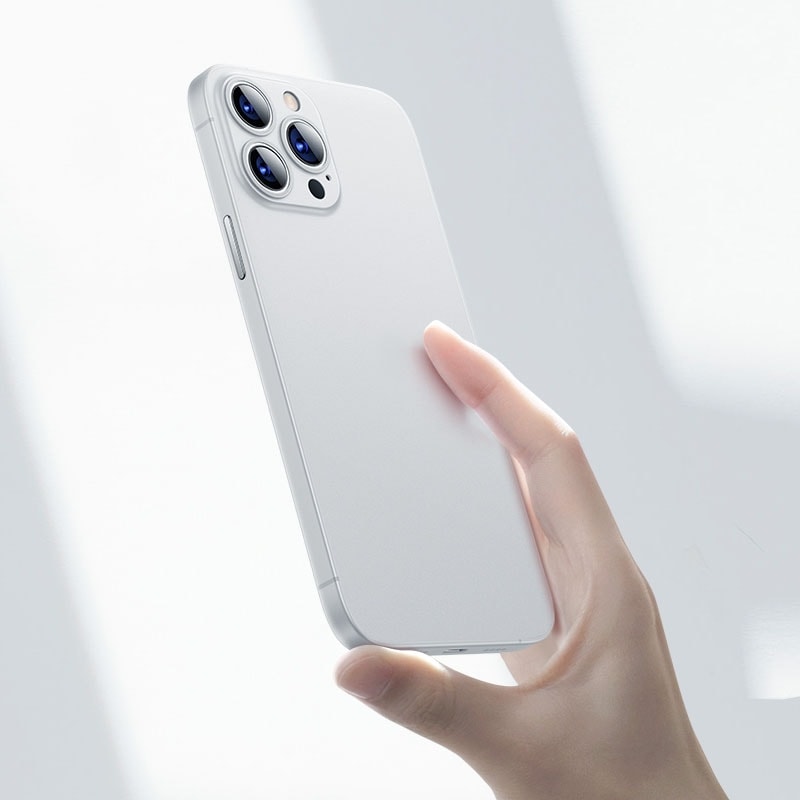 Ultratynt og støtsikkert mobildeksel til iPhone 13 Pro Max - Hvit