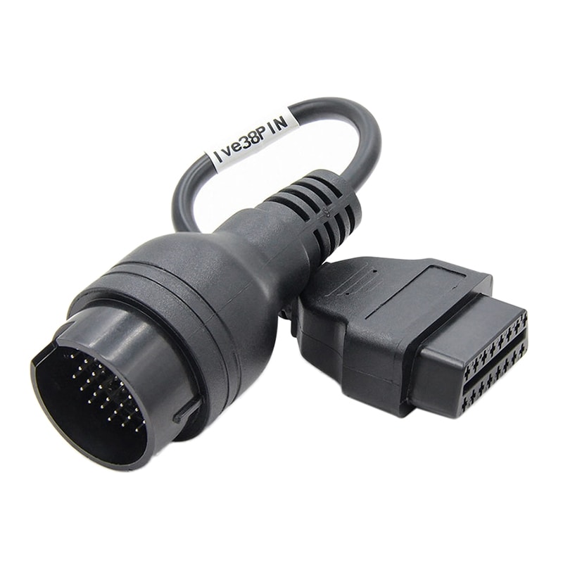 38-pin til 16-pin OBD2-kabel til Iveco