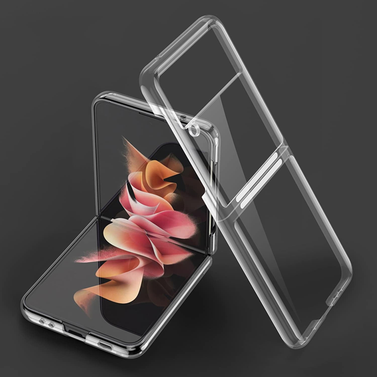 TPU-deksel til Samsung Galaxy Z Flip3 5G - Gjennomsiktig