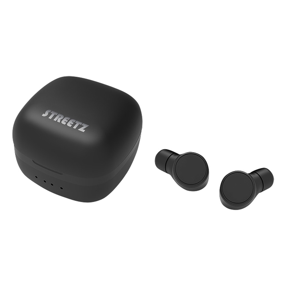 STREETZ Bluetooth Headset med ladedeksel- Sort