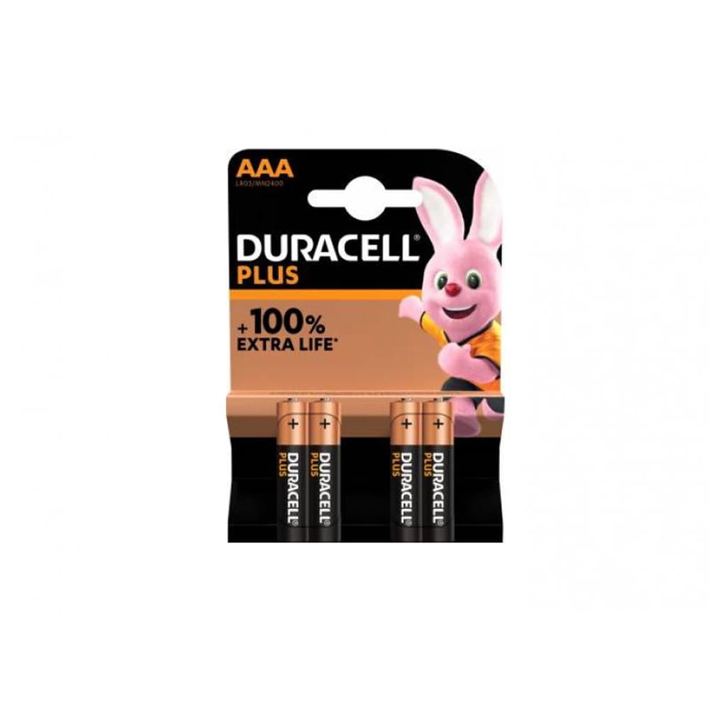 Duracell Plus Extra Life MN2400/LR03 Micro AAA 4-pakning
