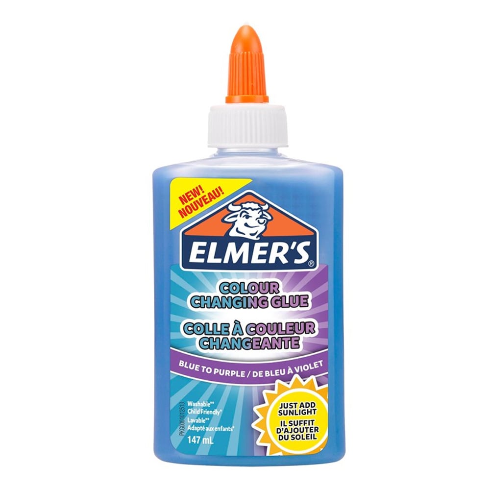 Elmer's color changing glue 147ml Blå
