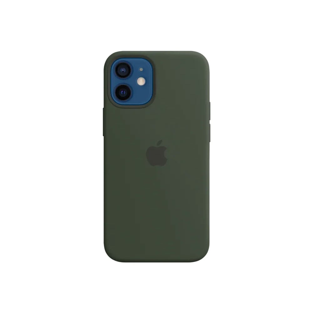 Silikondeksel med MagSafe til iPhone 12 Mini Grønn
