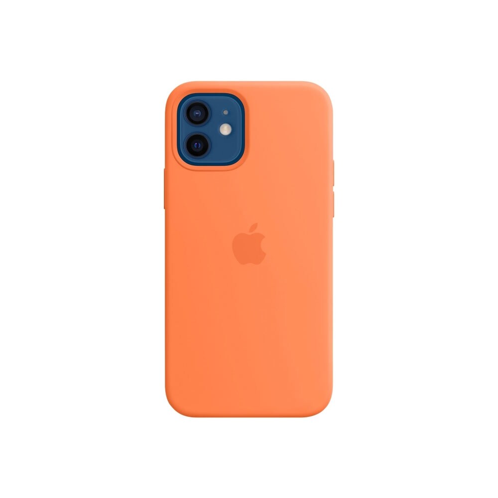Silikondeksel med MagSafe til iPhone 12 / 12 Pro Oransje