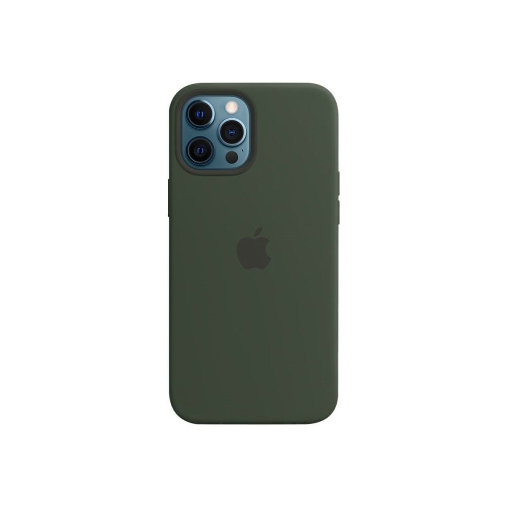 Silikondeksel med MagSafe til iPhone 12 Pro Max Grønn