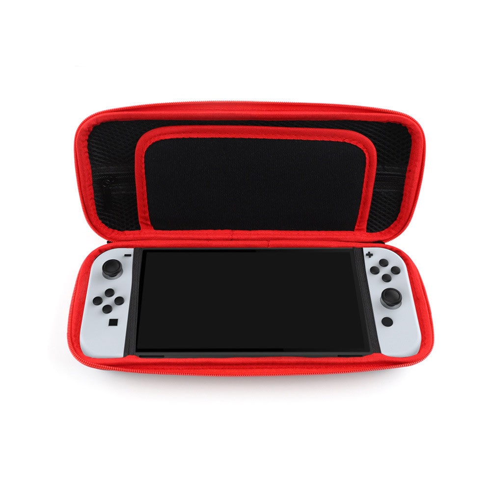 Deksel til Nintendo Switch OLED- Svart/Rød
