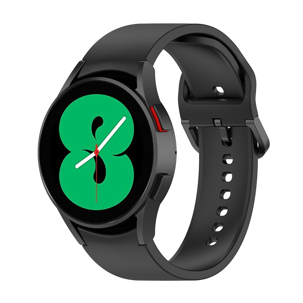 Silikonarmbånd Samsung Galaxy Watch 4 Sort