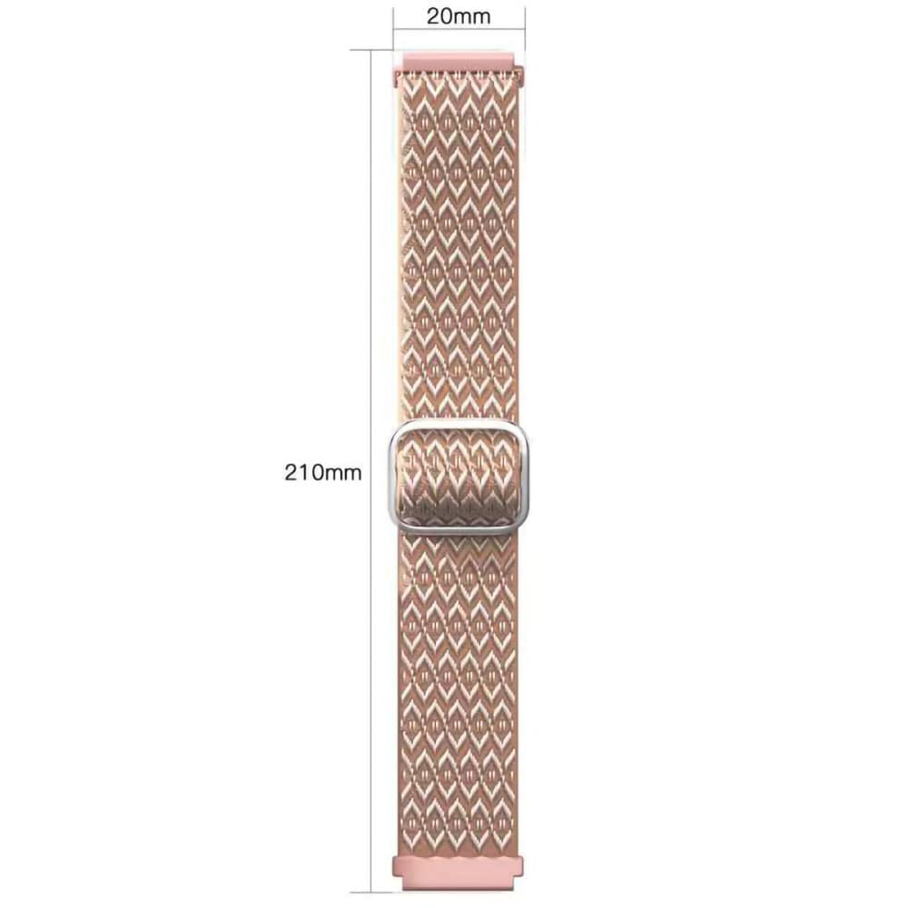 Flettet nylonarmbånd Samsung Galaxy Watch 4 Rosa