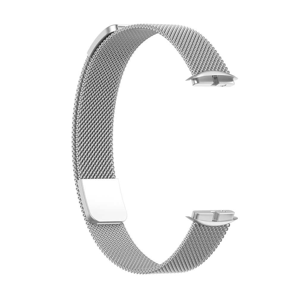 Armbånd Mesh-lenke Fitbit Luxe Sølv