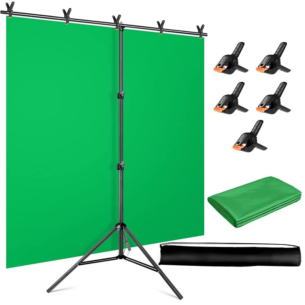 Bakgrunnsstativ med Green Screen