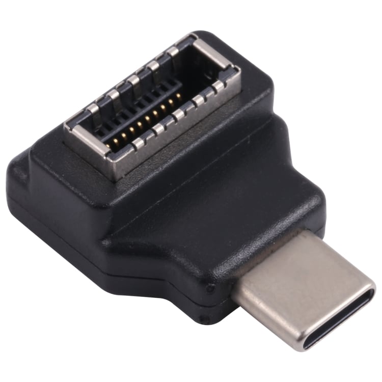 Vinklet Type-E Hun til USB Type-C Adapter