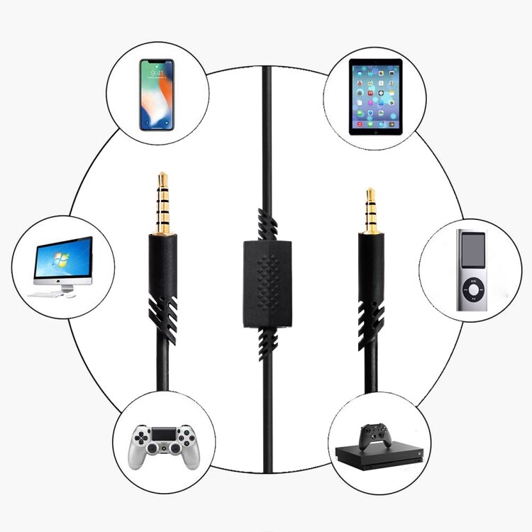 Lydkabel til Logitech ASTRO A10 A40 2m